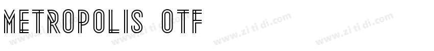 metropolis otf字体转换